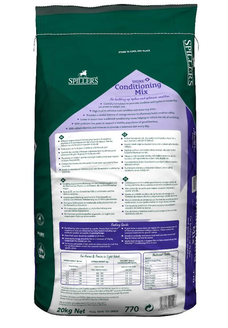 Spillers Shine+ Conditioning Mix 20kg-2