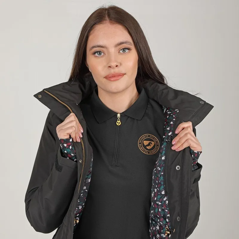 Aubrion Woodford Coat Charcoal-3