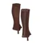 Moretta Children's Suede Half Chaps Brown