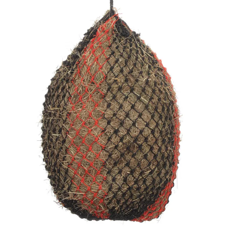 Shires Deluxe Haylage Net Black/Red 9.5kg