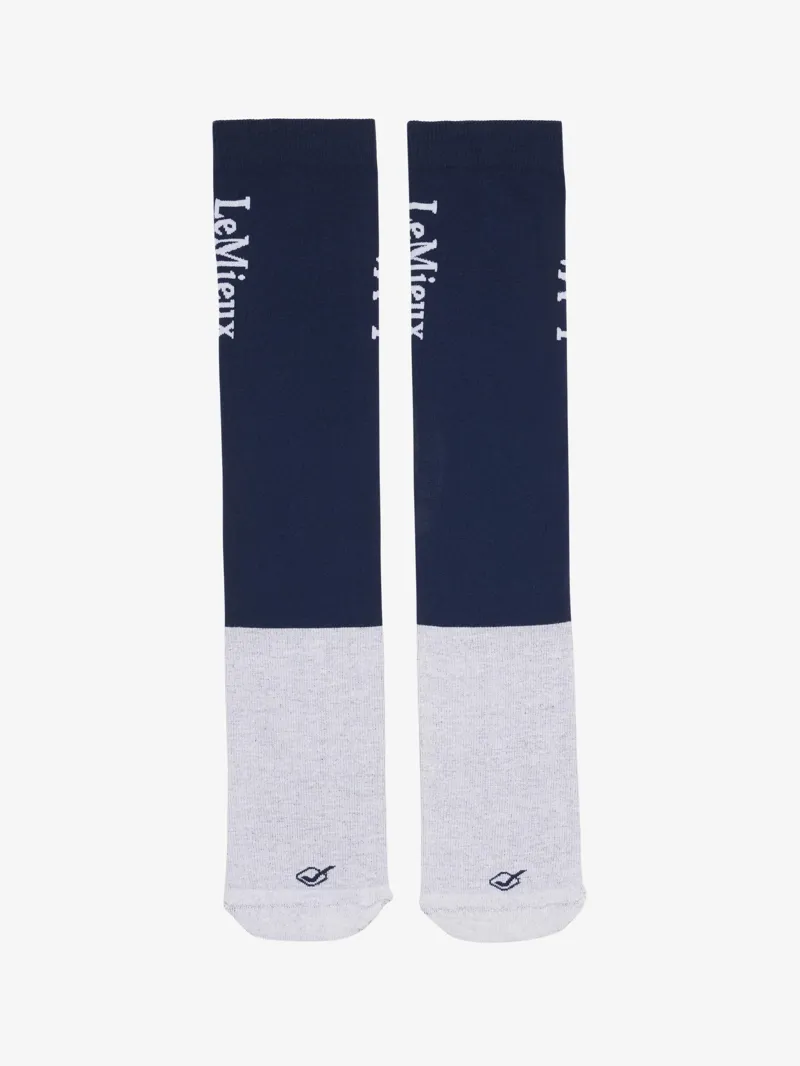 LeMieux Competition Sock Navy-1