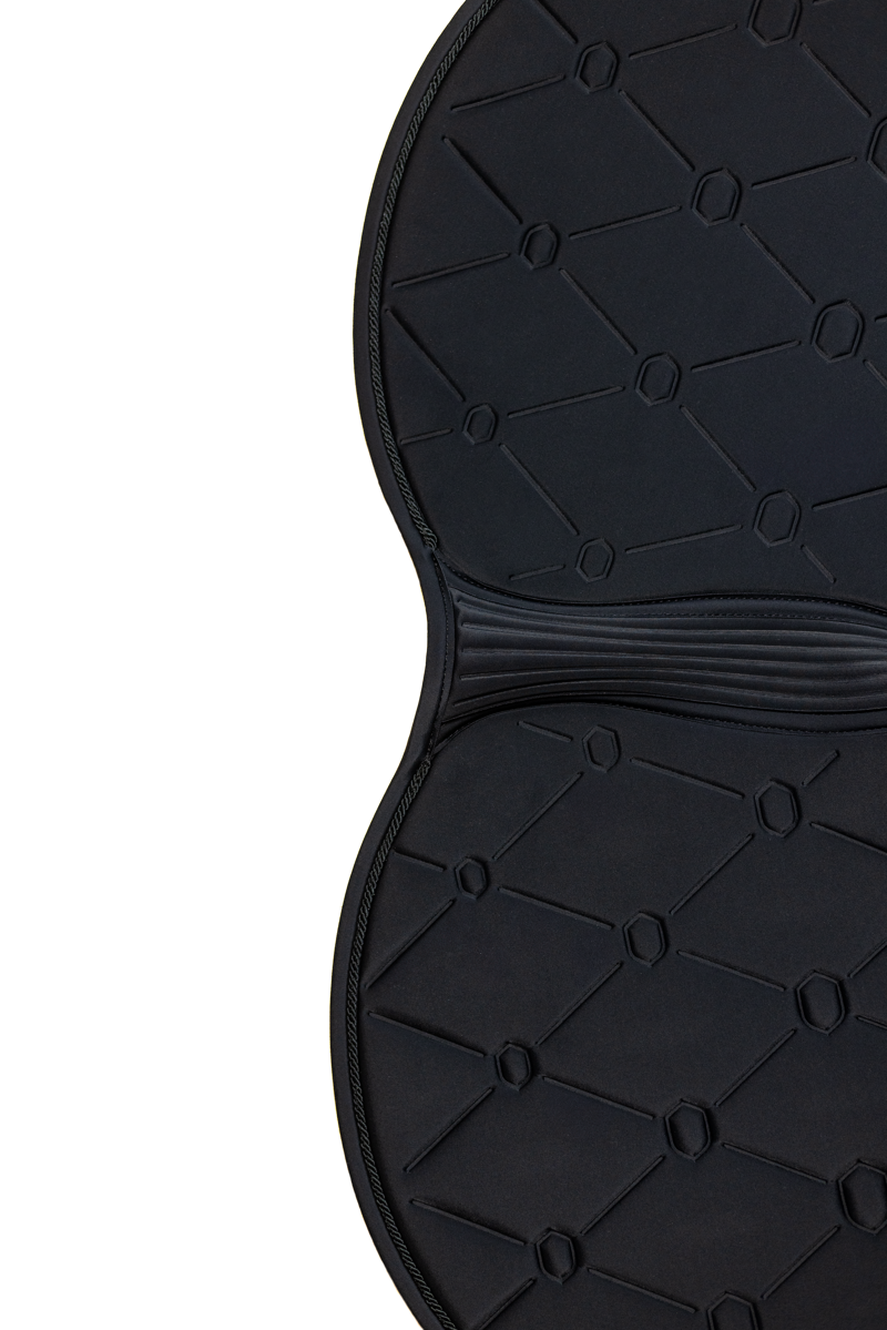 Samshield Spineshield Swarovski Jump Saddle Pad Black-4
