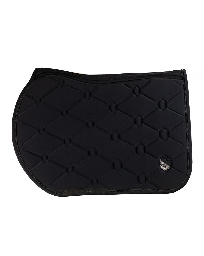 Samshield Spineshield Swarovski Jump Saddle Pad Black