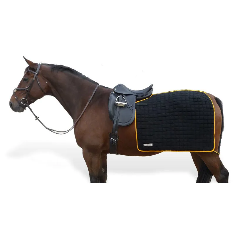 Thermatex Quarter Rug Grey with Black Binding