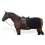 Thermatex Quarter Rug Black with Grey Binding