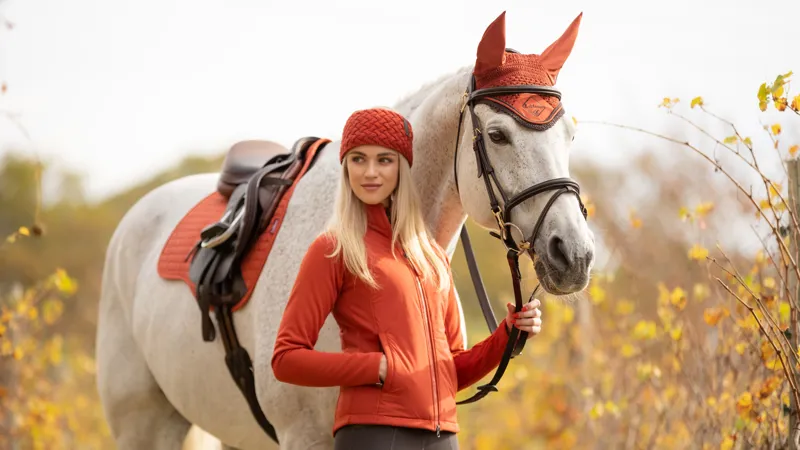 LeMieux Suede GP Saddlepad Sienna-1