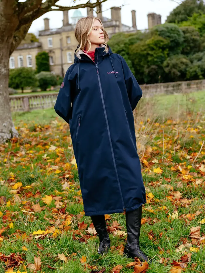 LeMieux HydroShield Robe Navy-3