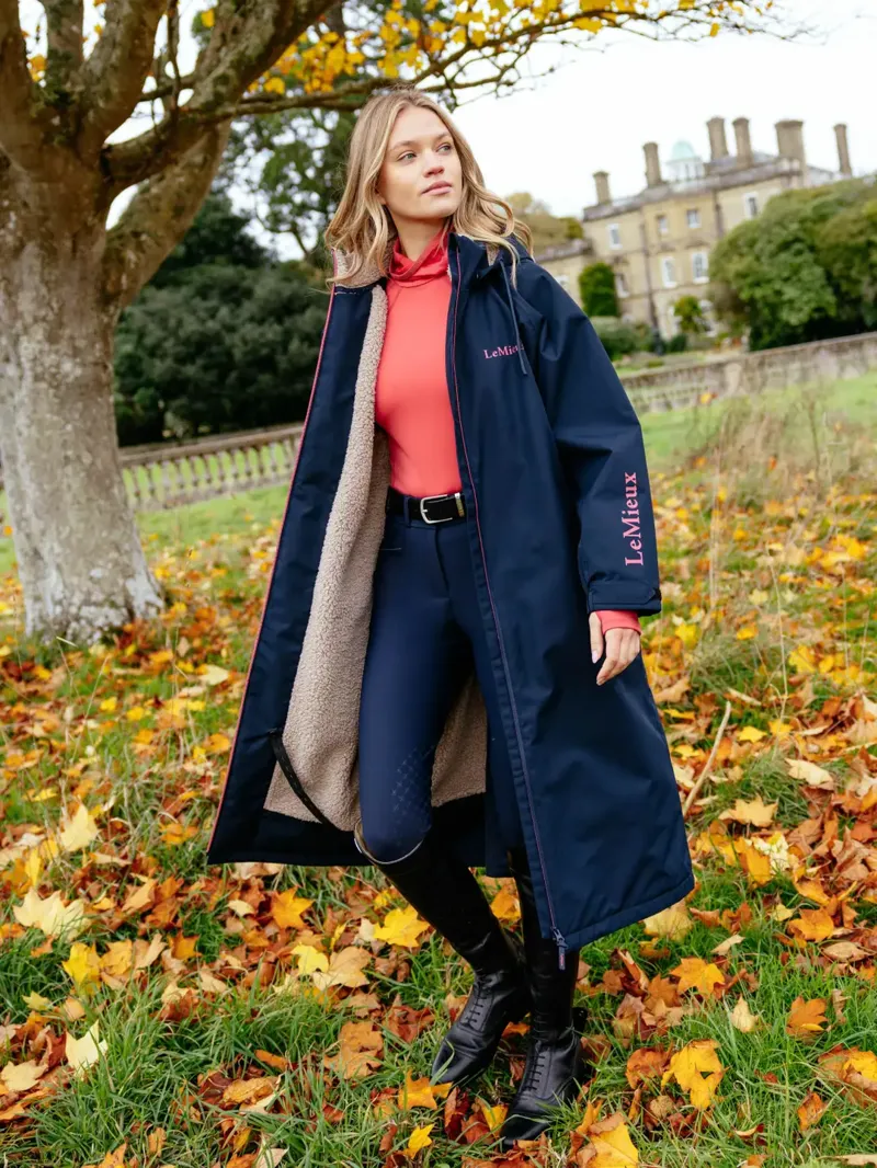 LeMieux HydroShield Robe Navy-4