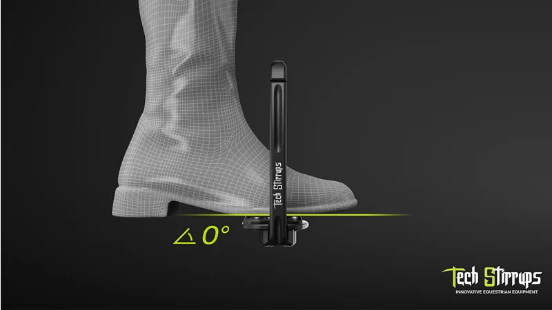 Tech Stirrups Venice Evo Safety Flat Stirrup Silver/Titanium-4