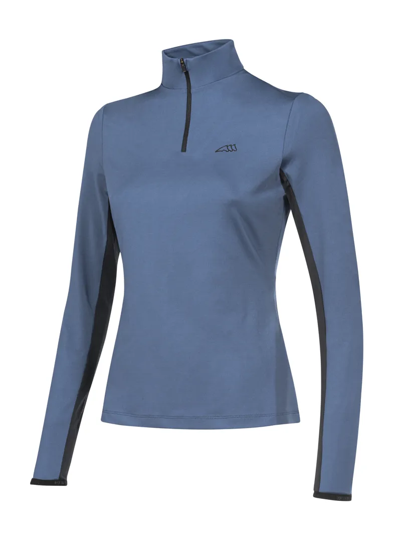 Equiline Caffe Second Skin Shirt Anti UV Indigo Blue 