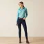 Ariat Sunstopper 3.0 1/4 Zip Baselayer Marine Blue Bit