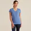 Ariat Vertical Logo V T-Shirt Dutch Blue