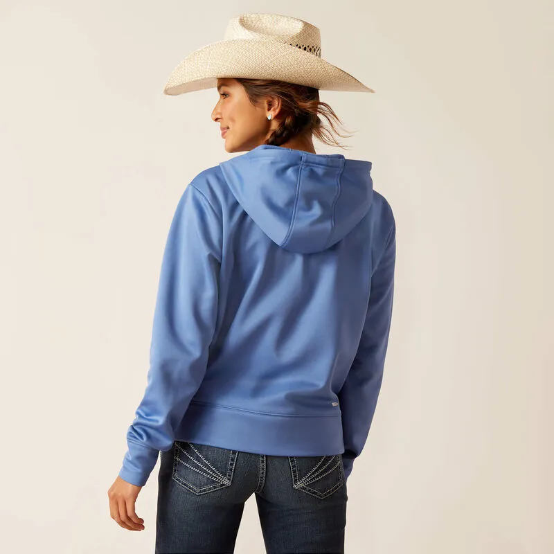 Ariat Tek Hoodie 1/2 Zip Dutch Blue-1