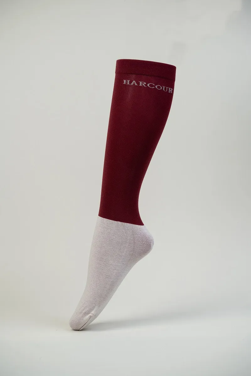 Harcour Vaya Socks Burgundy - 2 Pack