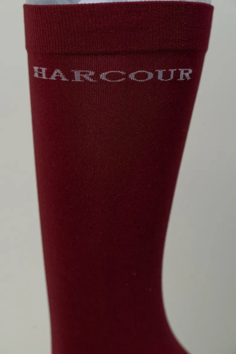 Harcour Vaya Socks Burgundy - 2 Pack-1