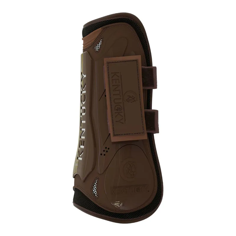 Kentucky Horsewear Velcro Tendon Boots Brown-2